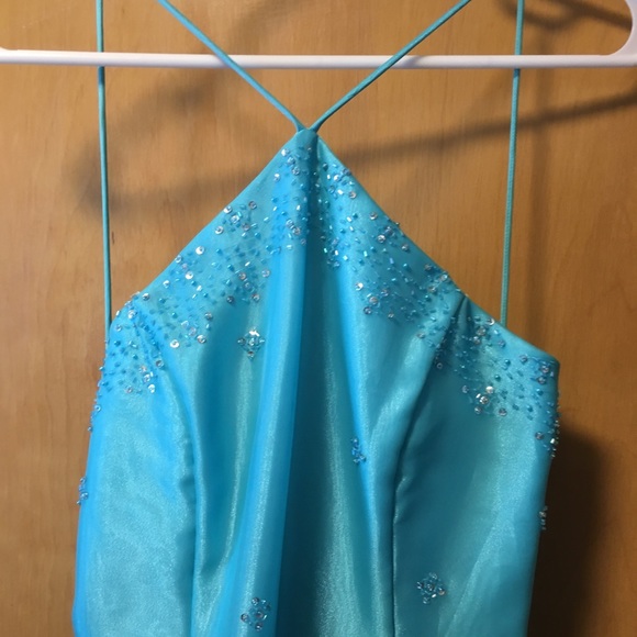 Open back studded gown - Picture 2 of 5